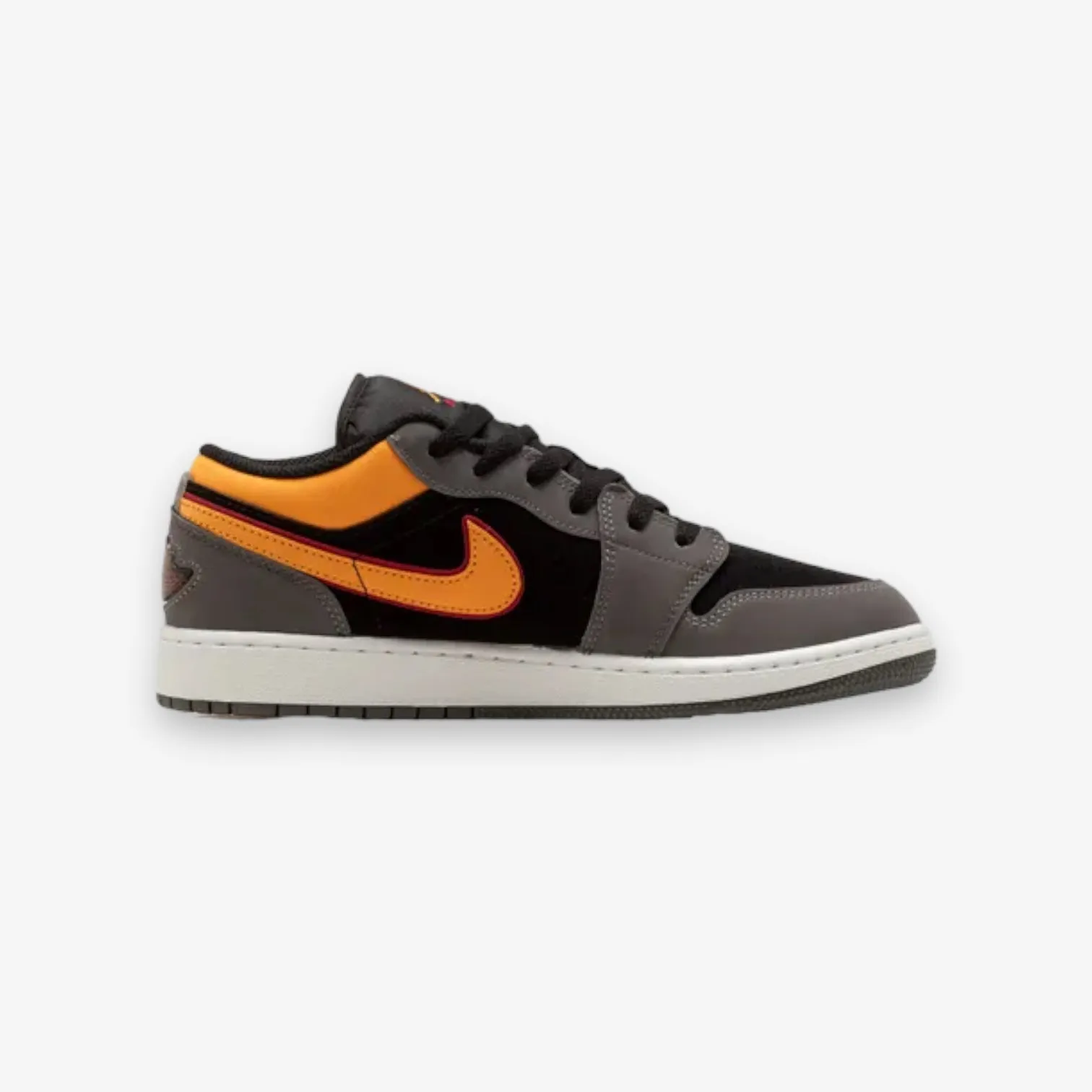 Air Jordan 1 Low SE Black Vivid Orange Light Graphite FN7671-008