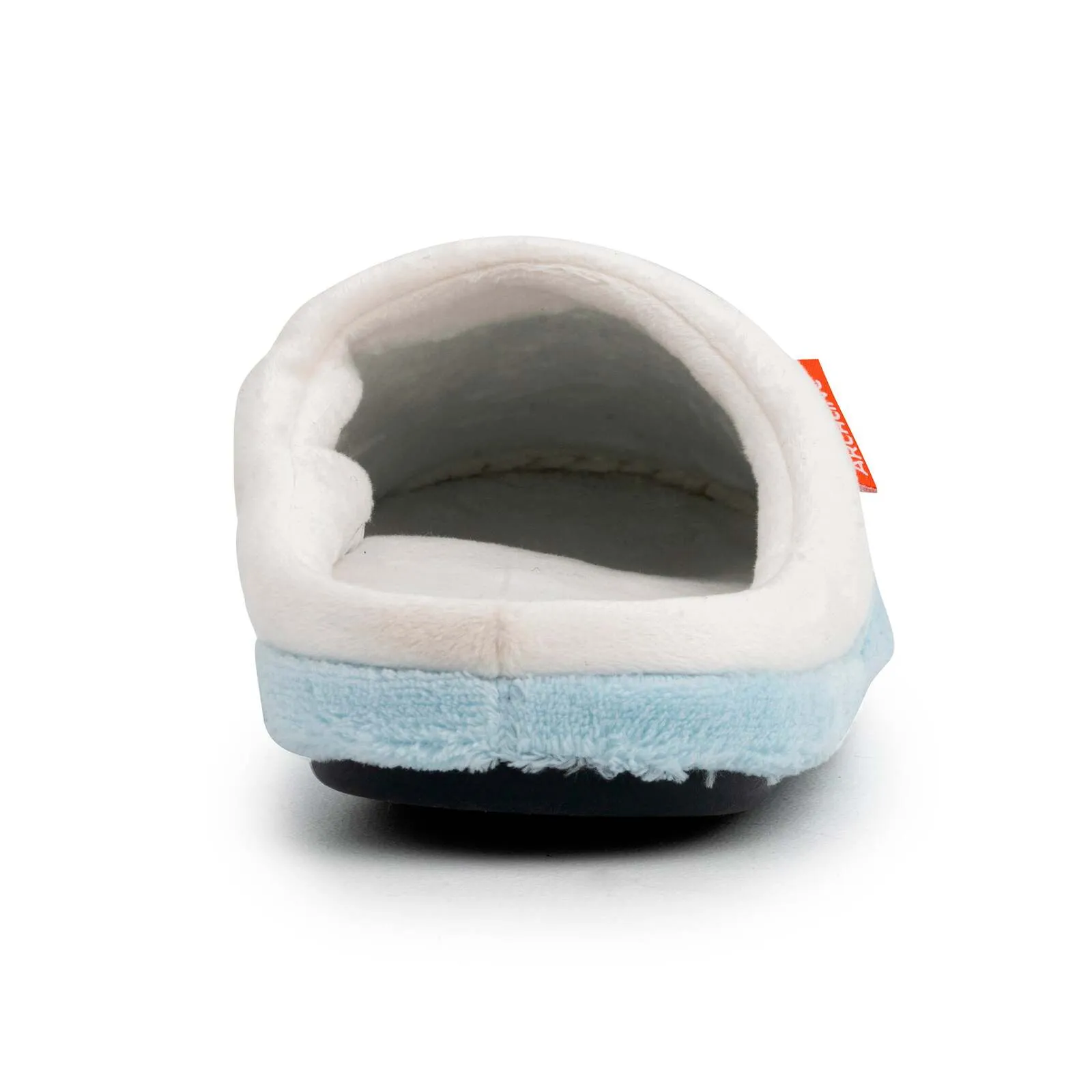 ARCHLINE Orthotic Slippers Slip On Arch Scuffs Pain Relief Moccasins - Baby Blue - EU 43