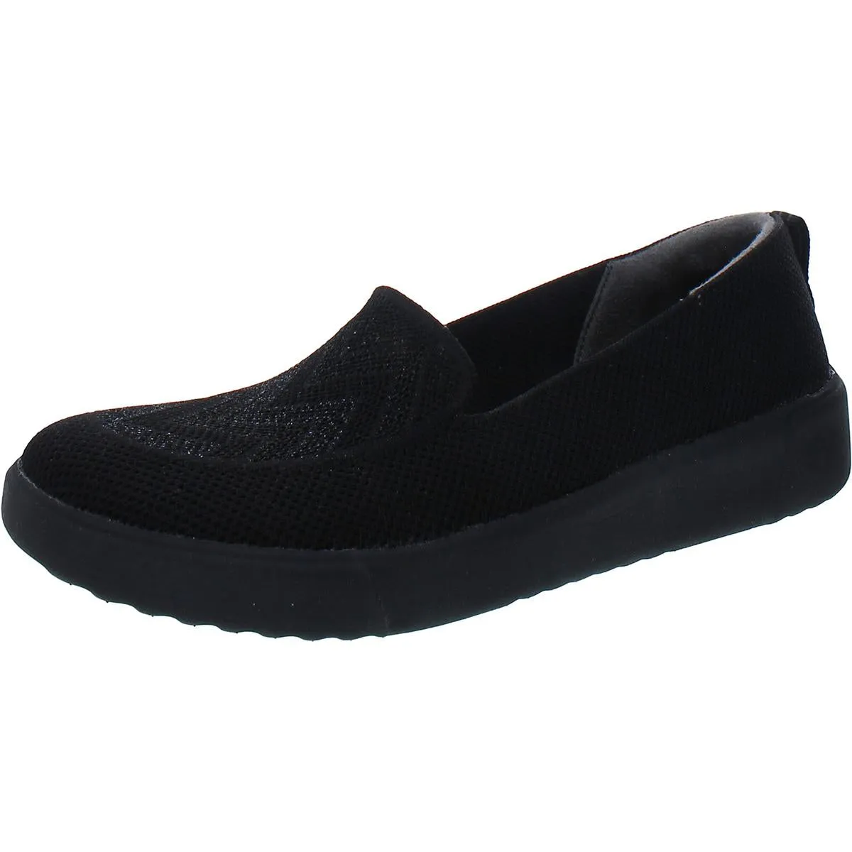 Bzees Womens March On Moc Mesh Chevron Moccasins