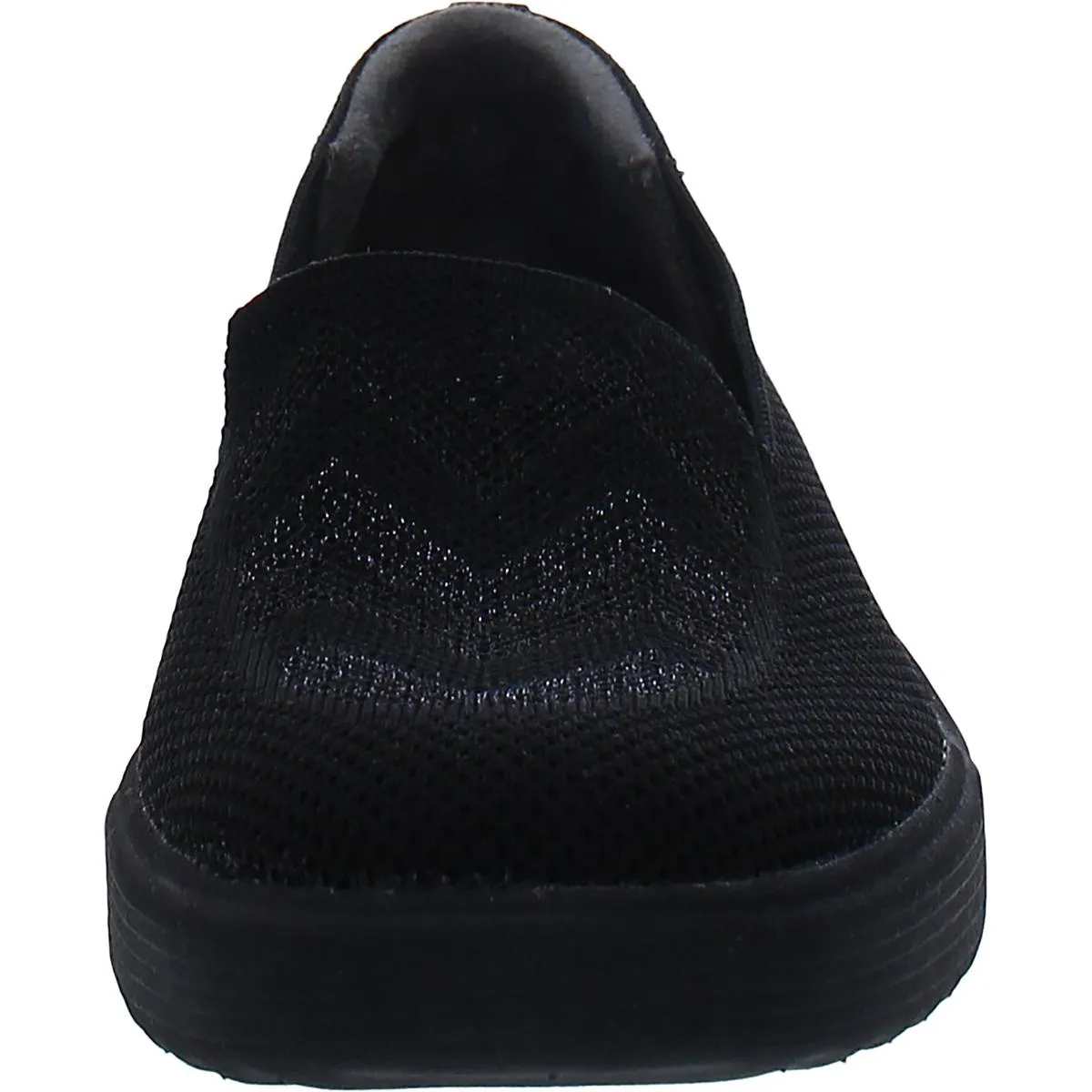 Bzees Womens March On Moc Mesh Chevron Moccasins