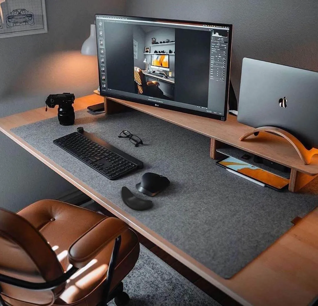 Ergonomisk musmatta i silikon gel