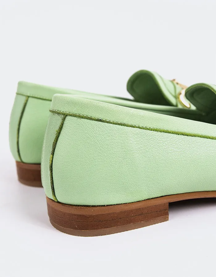 Fayette Green Leather