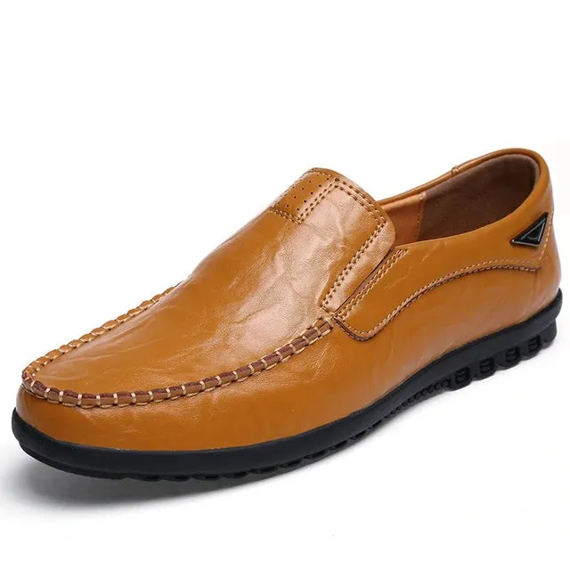 Hudson™ Moccasins stijl zwart flexibele Heren leren schoenen