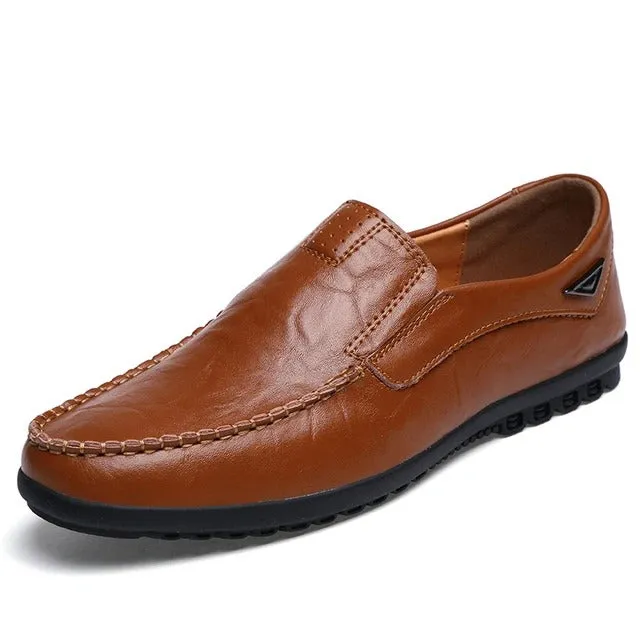 Hudson™ Moccasins stijl zwart flexibele Heren leren schoenen