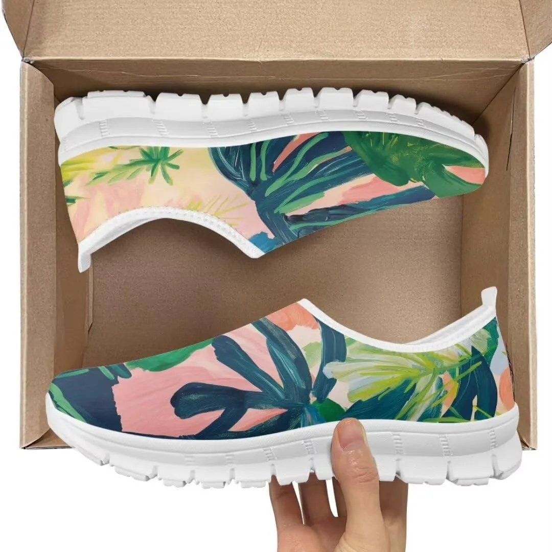 Jeiento Non Slip Casual Shoes for Women Lightweight Walking Flat Shoes Loafers Go Walk Sneaker Causal Travel Walking Flat Shoes
