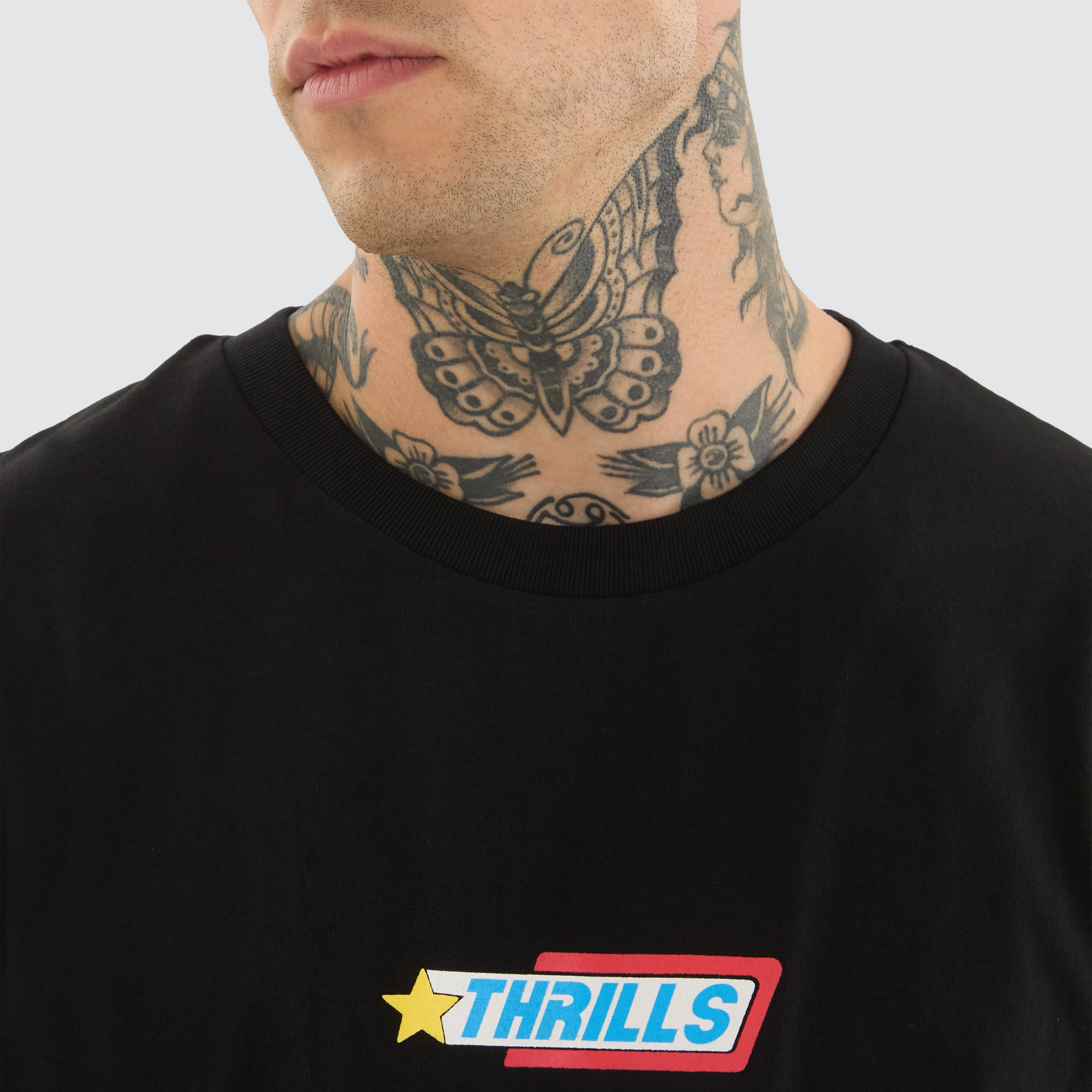 Lockstar Merch Fit Tee Black
