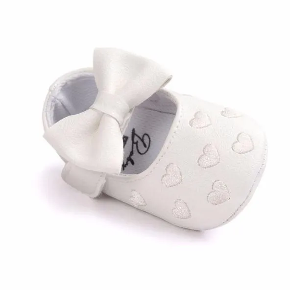 Love Heart Bow Shoes