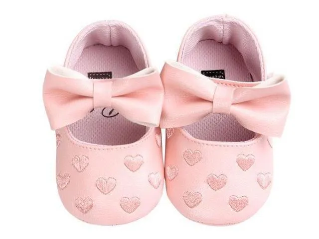 Love Heart Bow Shoes