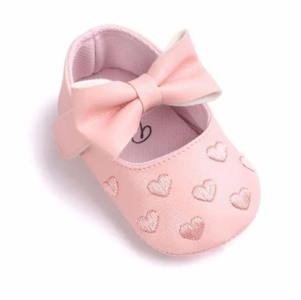 Love Heart Bow Shoes