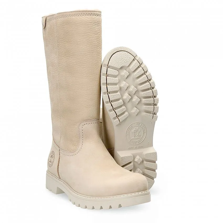 PANAMA JACK BAMBINA LEATHER BOOTS WITH WARM LINING