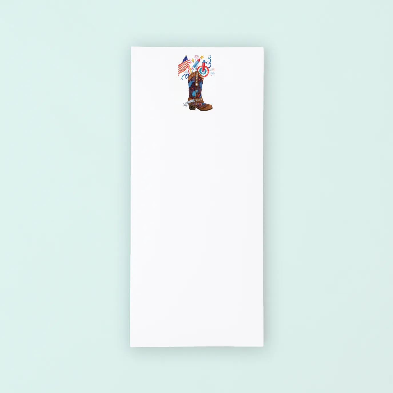 Patriotic Boot  Lists Pad