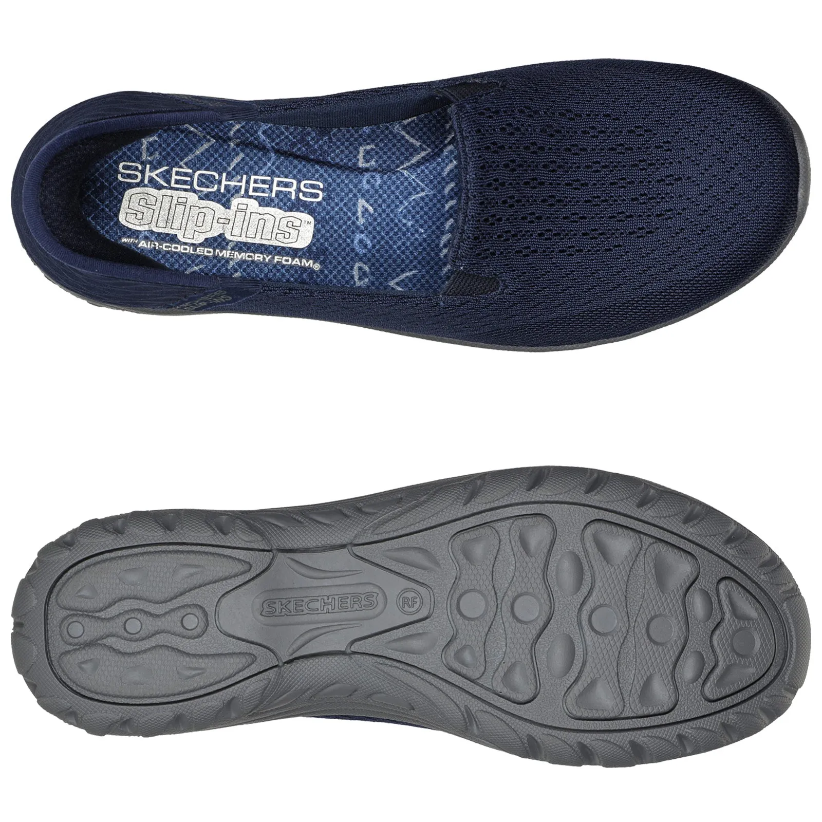 Skechers Ladies Reggae Fest 2.0 Guiding Slip-Ins Trainers