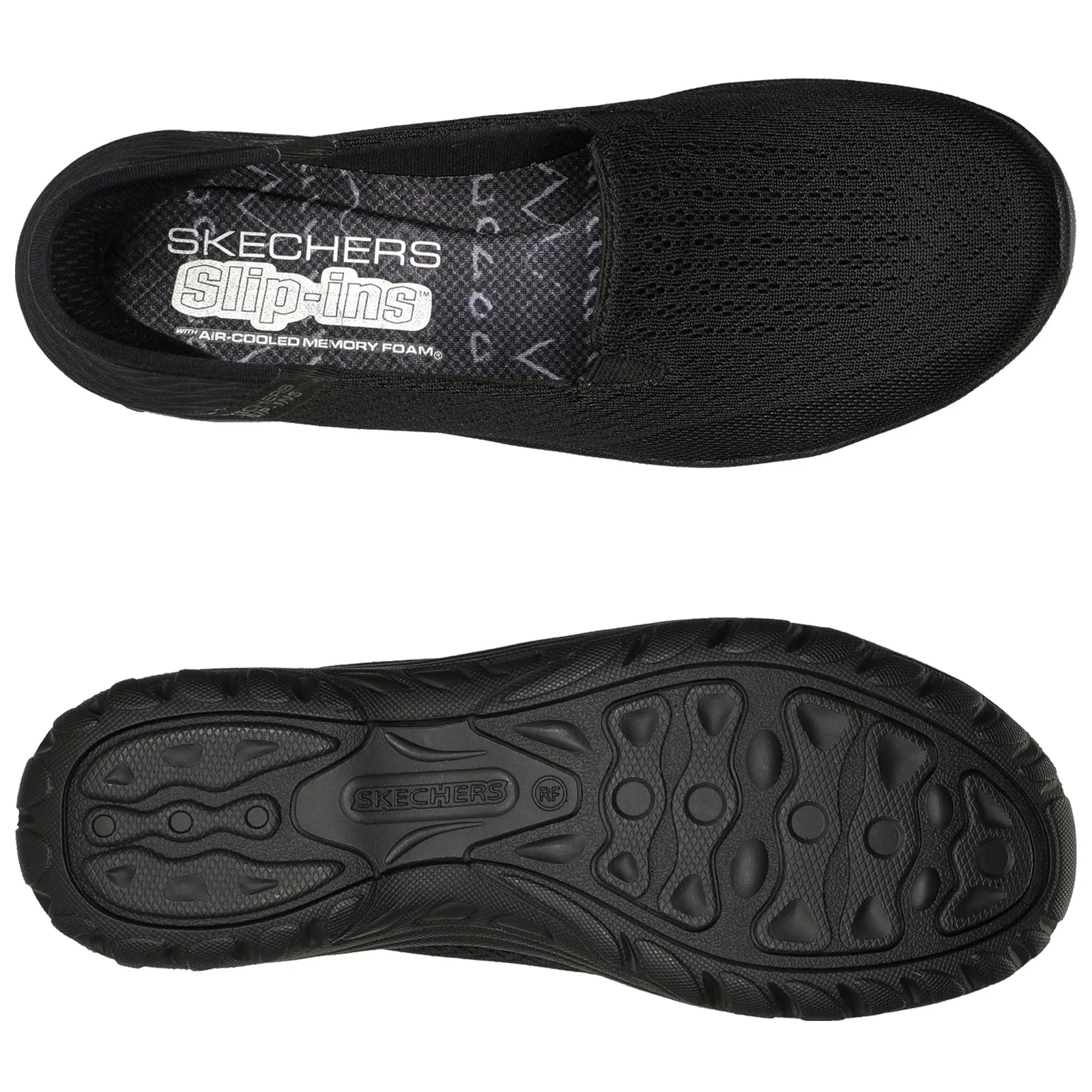 Skechers Ladies Reggae Fest 2.0 Guiding Slip-Ins Trainers