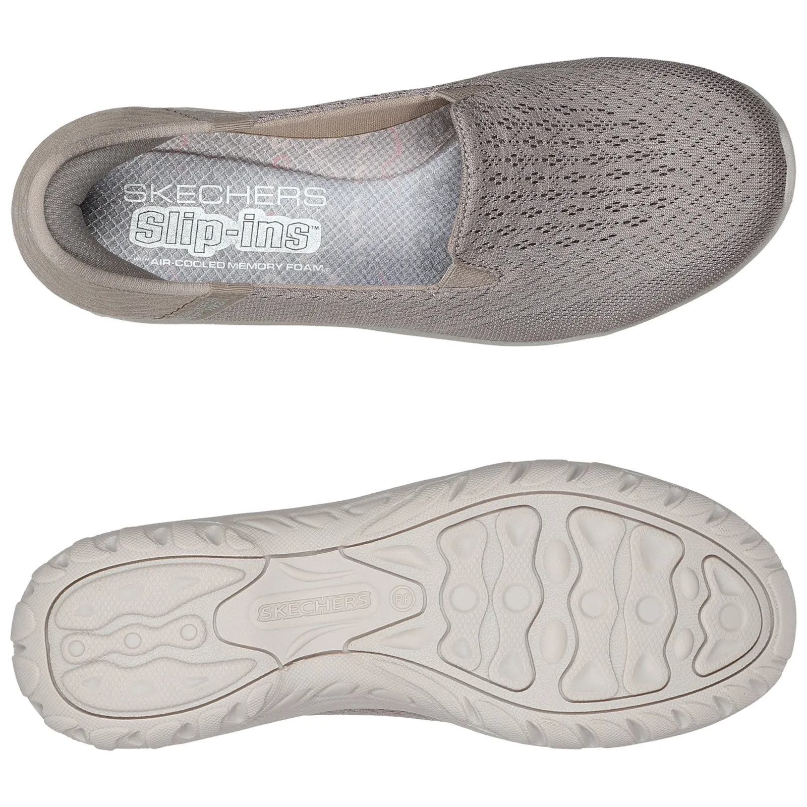 Skechers Ladies Reggae Fest 2.0 Guiding Slip-Ins Trainers