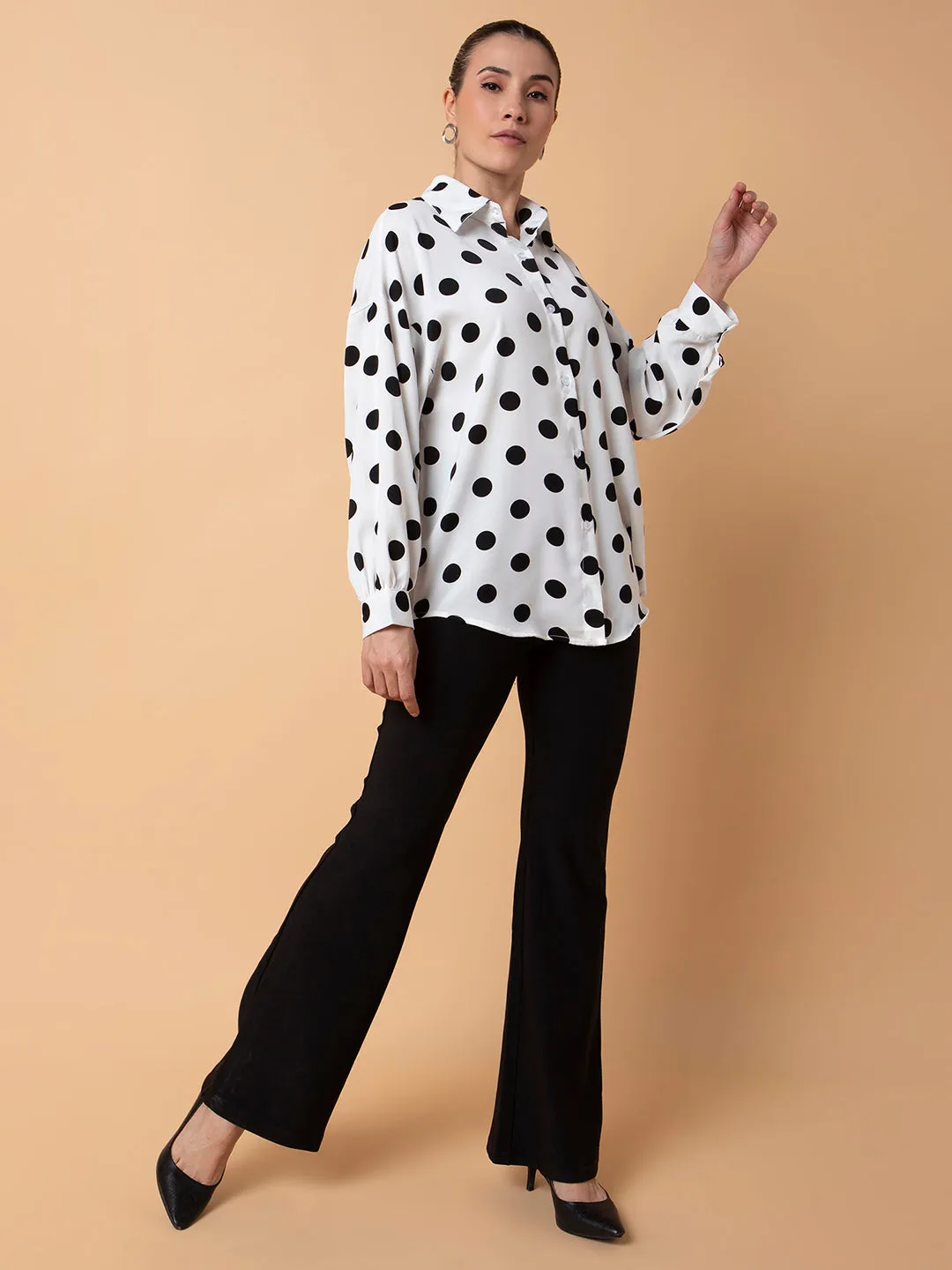 Women Black Comfort Flared Bootcut Trousers